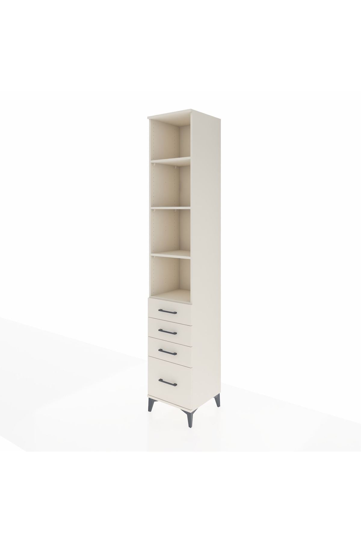 Hyperion Dolap 4 Raflı 4 Çekmeceli 44x44x243 Aytaşı-Aytaşı