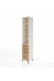 Hyperion Dolap 4 Raflı 4 Çekmeceli 44x44x243 Aytaşı-Çam