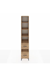 Hyperion Dolap 5 Raflı 2 Çekmeceli 44x44x243 Çam-Çam