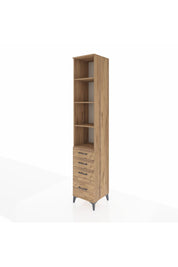 Hyperion Dolap 4 Raflı 4 Çekmeceli 44x44x243 Çam-Çam