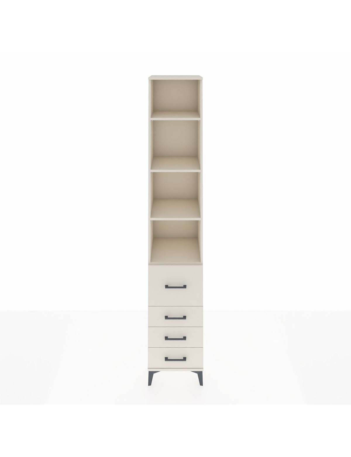 Hyperion Dolap 4 Raflı 4 Çekmeceli 44x44x243 Aytaşı-Aytaşı