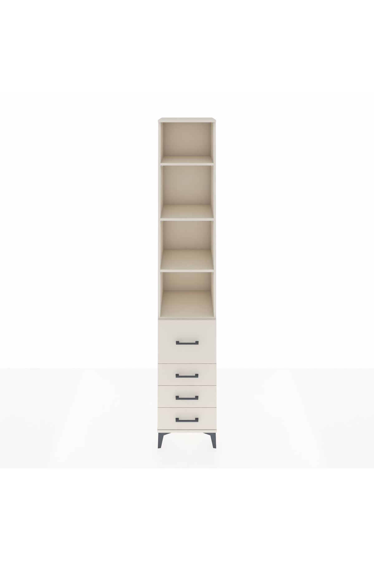 Hyperion Dolap 4 Raflı 4 Çekmeceli 44x44x243 Aytaşı-Aytaşı