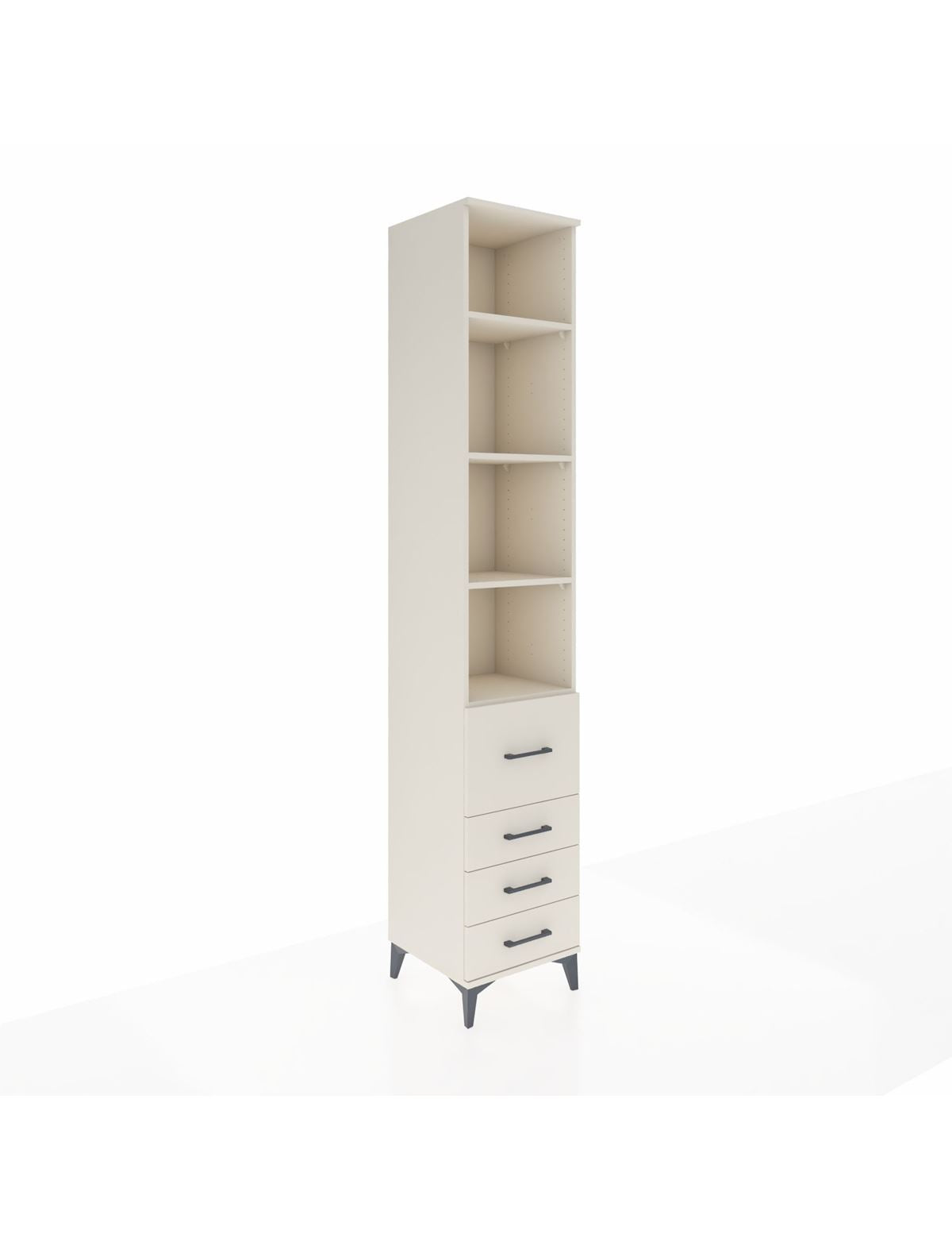 Hyperion Dolap 4 Raflı 4 Çekmeceli 44x44x243 Aytaşı-Aytaşı