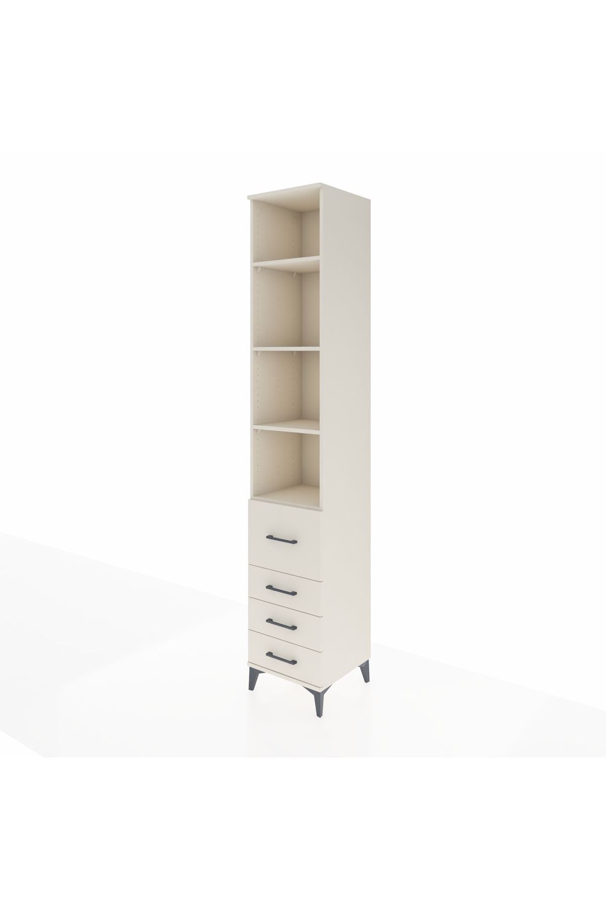 Hyperion Dolap 4 Raflı 4 Çekmeceli 44x44x243 Aytaşı-Aytaşı