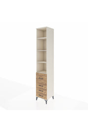 Hyperion Dolap 4 Raflı 4 Çekmeceli 44x44x243 Aytaşı-Çam