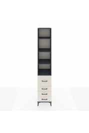 Hyperion Dolap 4 Raflı 4 Çekmeceli 44x44x243 Antrasit-Aytaşı