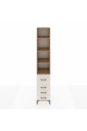 Hyperion Dolap 4 Raflı 4 Çekmeceli 44x44x243 Çam-Aytaşı