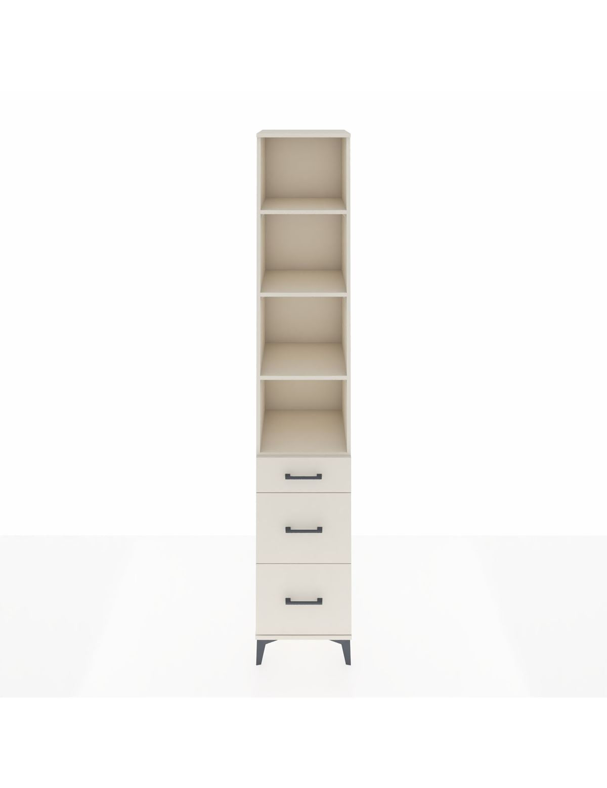 Hyperion Dolap 4 Raflı 3 Çekmeceli 44x44x243 Aytaşı-Aytaşı