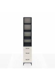 Hyperion Dolap 4 Raflı 3 Çekmeceli 44x44x243 Antrasit-Aytaşı