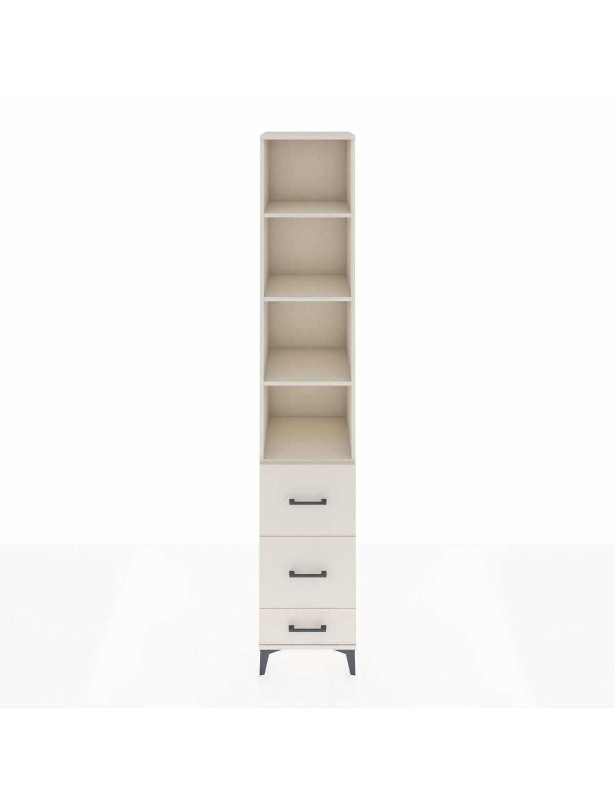 Hyperion Dolap 4 Raflı 3 Çekmeceli 44x44x243 Aytaşı-Aytaşı