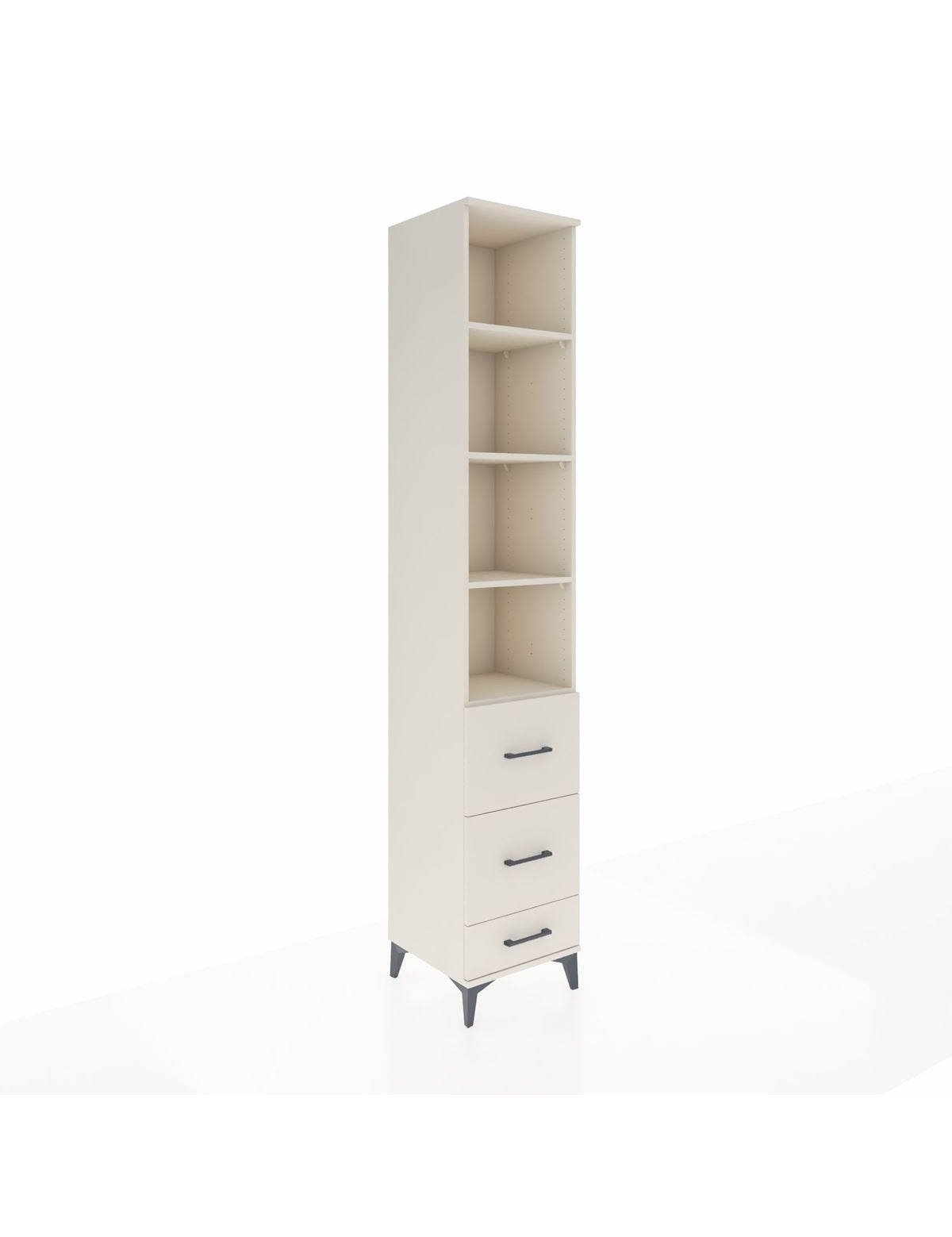 Hyperion Dolap 4 Raflı 3 Çekmeceli 44x44x243 Aytaşı-Aytaşı