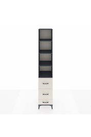 Hyperion Dolap 4 Raflı 3 Çekmeceli 44x44x243 Antrasit-Aytaşı