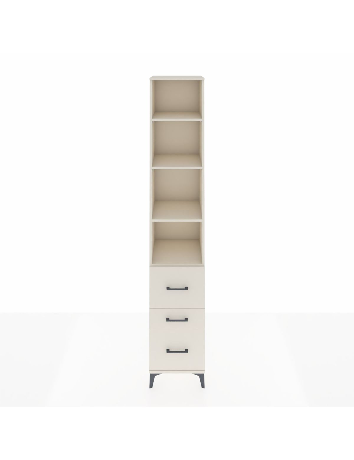 Hyperion Dolap 4 Raflı 3 Çekmeceli 44x44x243 Aytaşı-Aytaşı