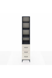 Hyperion Dolap 4 Raflı 3 Çekmeceli 44x44x243 Antrasit-Aytaşı