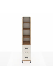 Hyperion Dolap 4 Raflı 3 Çekmeceli 44x44x243 Çam-Aytaşı