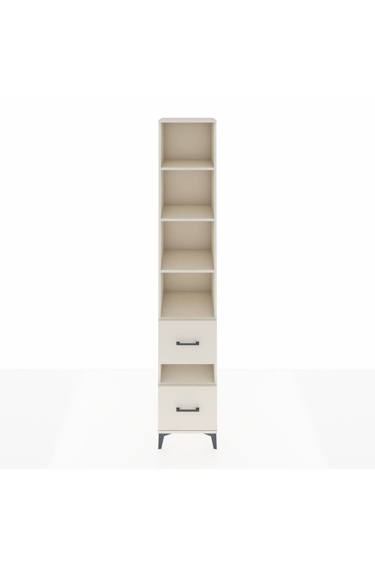 Hyperion Dolap 5 Raflı 2 Çekmeceli 44x44x243 Aytaşı-Aytaşı