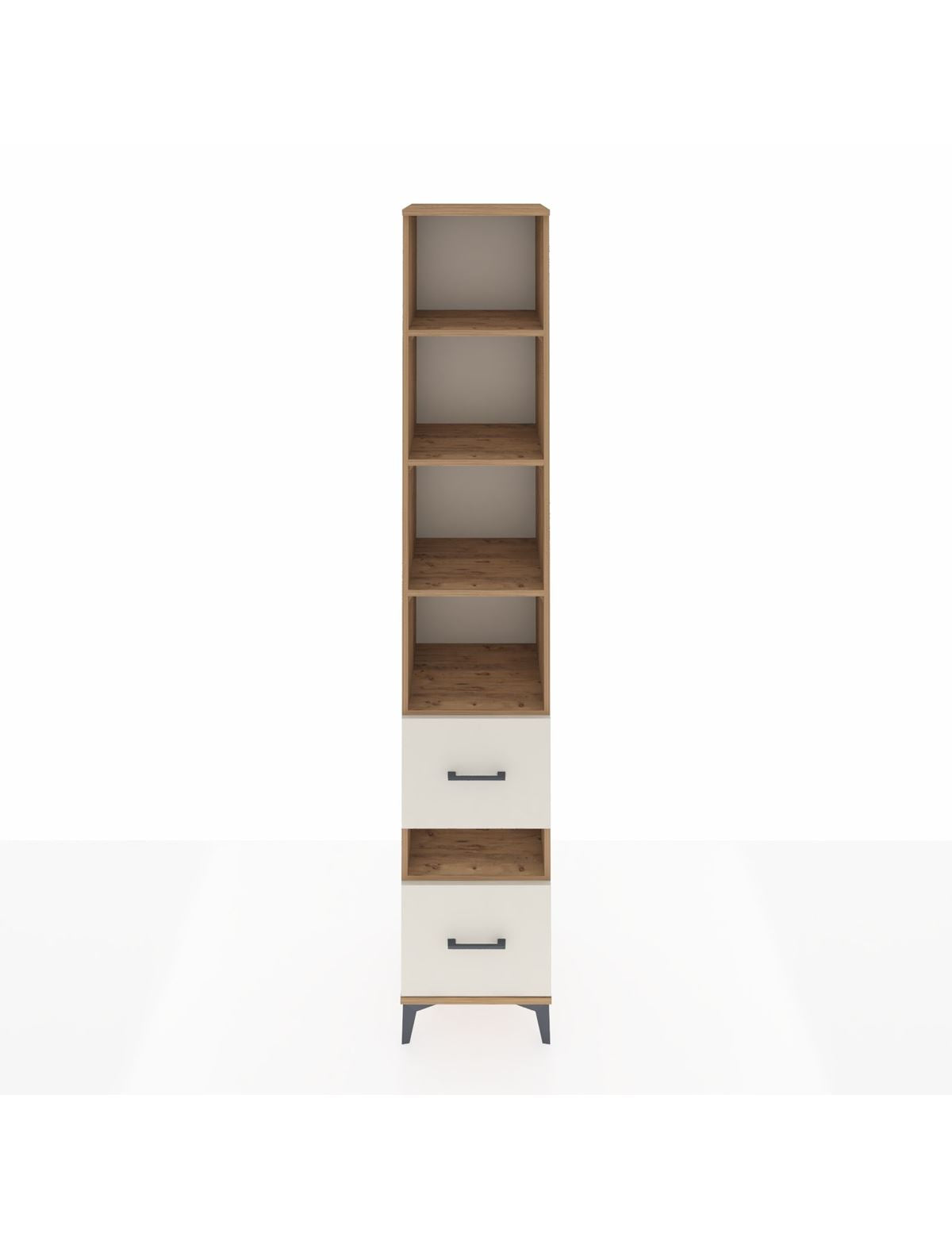 Hyperion Dolap 5 Raflı 2 Çekmeceli 44x44x243 Çam-Aytaşı