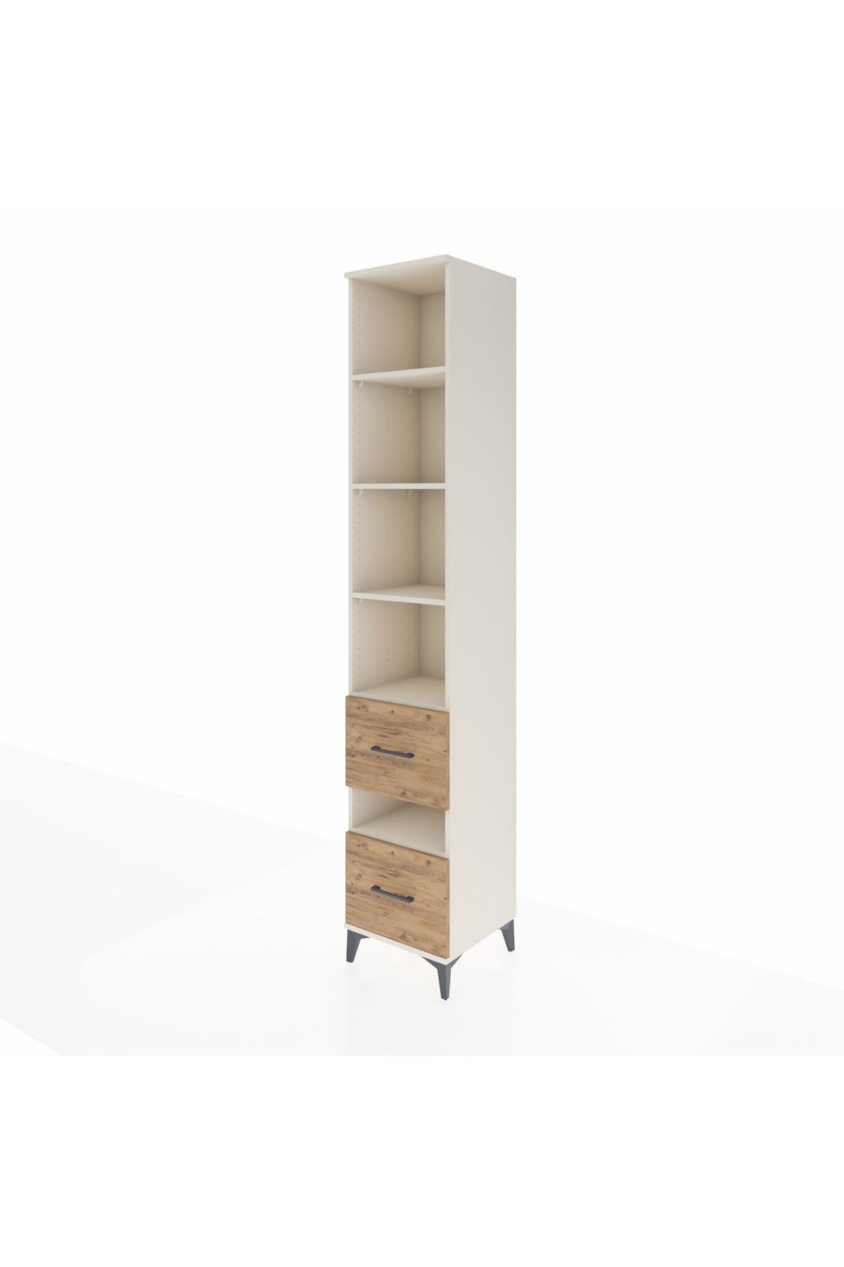 Hyperion Dolap 5 Raflı 2 Çekmeceli 44x44x243 Aytaşı-Çam