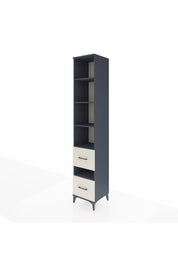 Hyperion Dolap 5 Raflı 2 Çekmeceli 44x44x243 Antrasit-Aytaşı