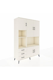 Hyperion Dolap 9 Raflı 3 Çekmeceli 5 Kapaklı 132x44x195 Aytaşı-Aytaşı/Aytaşı