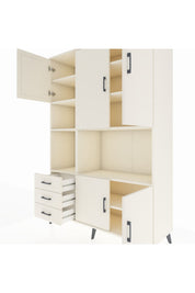 Hyperion Dolap 9 Raflı 3 Çekmeceli 5 Kapaklı 132x44x195 Aytaşı-Aytaşı/Aytaşı