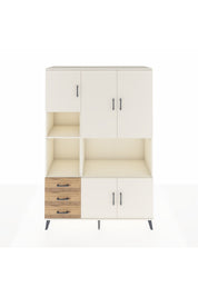 Hyperion Dolap 9 Raflı 3 Çekmeceli 5 Kapaklı 132x44x195 Aytaşı-Aytaşı/Çam