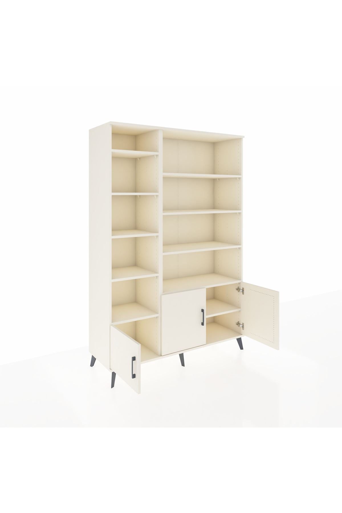 Hyperion Dolap 10 Raflı 3 Kapaklı 132x44x195 Aytaşı-Aytaşı/Aytaşı