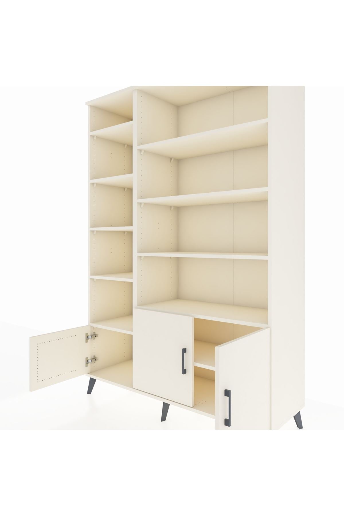 Hyperion Dolap 10 Raflı 3 Kapaklı 132x44x195 Aytaşı-Aytaşı/Aytaşı