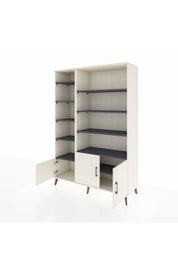 Hyperion Dolap 10 Raflı 3 Kapaklı 132x44x195 Aytaşı-Aytaşı/Antrasit