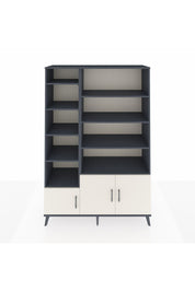 Hyperion Dolap 10 Raflı 3 Kapaklı 132x44x195 Antrasit-Aytaşı/Antrasit