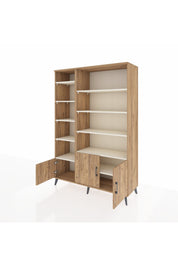 Hyperion Dolap 10 Raflı 3 Kapaklı 132x44x195 Çam-Çam/Aytaşı