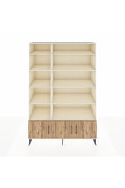 Hyperion Dolap 10 Raflı 3 Kapaklı 132x44x195 Aytaşı-Çam/Aytaşı