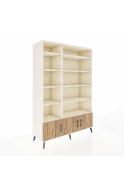 Hyperion Dolap 10 Raflı 3 Kapaklı 132x44x195 Aytaşı-Çam/Aytaşı