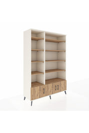 Hyperion Dolap 10 Raflı 3 Kapaklı 132x44x195 Aytaşı-Çam/Çam