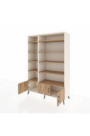 Hyperion Dolap 10 Raflı 3 Kapaklı 132x44x195 Aytaşı-Çam/Çam