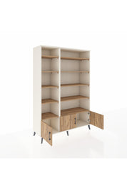 Hyperion Dolap 10 Raflı 3 Kapaklı 132x44x195 Aytaşı-Çam/Çam