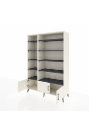 Hyperion Dolap 10 Raflı 3 Kapaklı 132x44x195 Aytaşı-Aytaşı/Antrasit