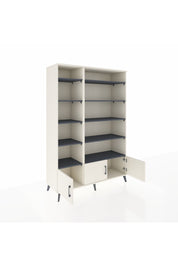 Hyperion Dolap 10 Raflı 3 Kapaklı 132x44x195 Aytaşı-Aytaşı/Antrasit