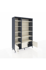 Hyperion Dolap 10 Raflı 3 Kapaklı 132x44x195 Antrasit-Aytaşı/Aytaşı