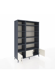 Hyperion Dolap 10 Raflı 3 Kapaklı 132x44x195 Antrasit-Aytaşı/Antrasit