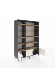 Hyperion Dolap 10 Raflı 3 Kapaklı 132x44x195 Antrasit-Aytaşı/Çam