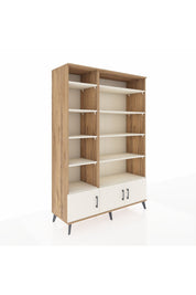 Hyperion Dolap 10 Raflı 3 Kapaklı 132x44x195 Çam-Aytaşı/Aytaşı