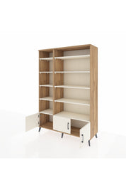 Hyperion Dolap 10 Raflı 3 Kapaklı 132x44x195 Çam-Aytaşı/Aytaşı