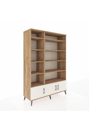 Hyperion Dolap 10 Raflı 3 Kapaklı 132x44x195 Çam-Aytaşı/Çam