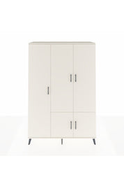 Hyperion Dolap 7 Raflı 5 Kapaklı Tek Askılı 132x44x195 Aytaşı-Aytaşı/Antrasit