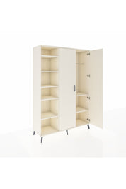 Hyperion Dolap 7 Raflı 2 Kapaklı Tek Askılı 132x44x195 Aytaşı-Aytaşı/Aytaşı