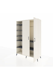 Hyperion Dolap 7 Raflı 2 Kapaklı Tek Askılı 132x44x195 Aytaşı-Aytaşı/Antrasit