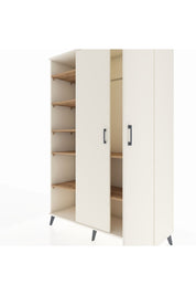 Hyperion Dolap 7 Raflı 2 Kapaklı Tek Askılı 132x44x195 Aytaşı-Aytaşı/Çam