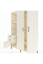 Hyperion Dolap 5 Raflı 2 Çekmeceli Tek Askılı 132x44x195 Aytaşı-Aytaşı/Aytaşı