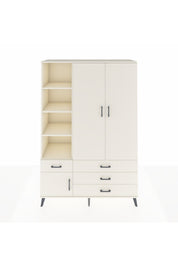 Hyperion Dolap 5 Raflı 4 Çekmeceli Tek Askılı 132x44x195 Aytaşı-Aytaşı/Aytaşı